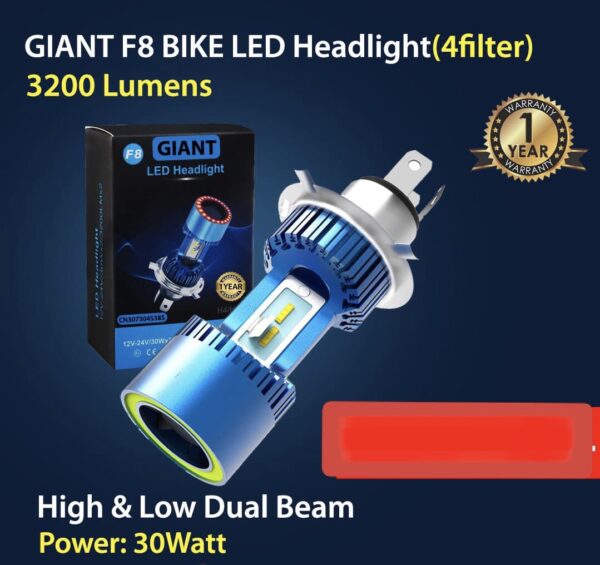 LED Headlight F8 1Year Replacement Guarantee