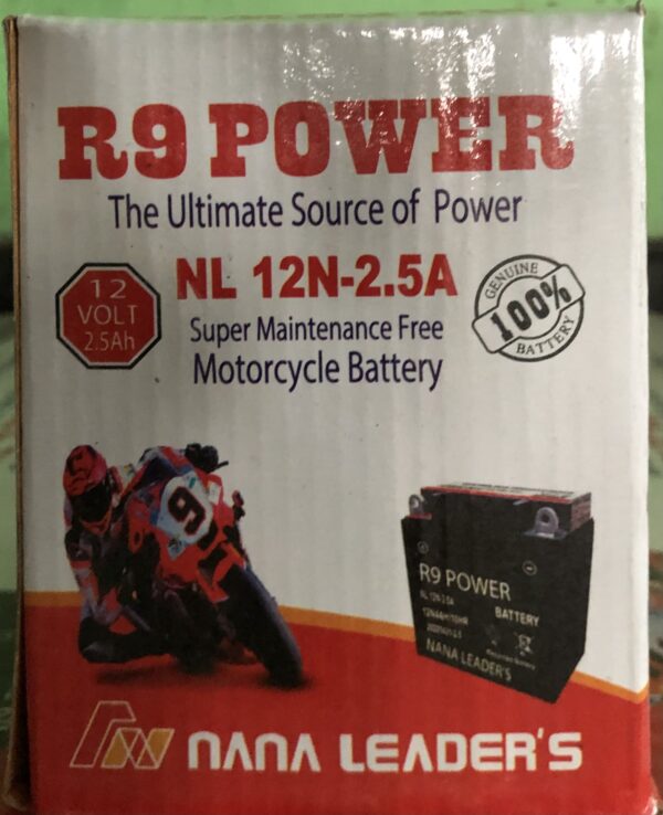 Battery R9 Power 2.5 Non Self